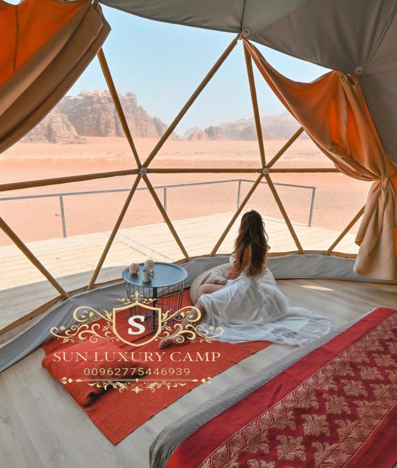 ワディ ・ラムSun Luxury Camp &Tourアパートメント エクステリア 写真